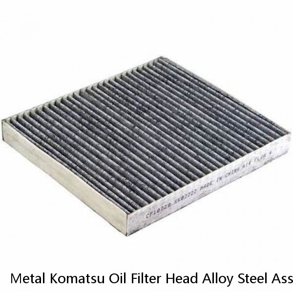 Metal Komatsu Oil Filter Head Alloy Steel Assembly Engine Accessories High Perfomance #1 image